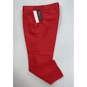 Banana Republuc Martin Fit Slim Ankle Microfiber Dress Pants, Trousers. Red, 10P
